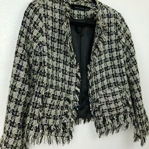 Sharon Anthony Tweed Blazer Size 8